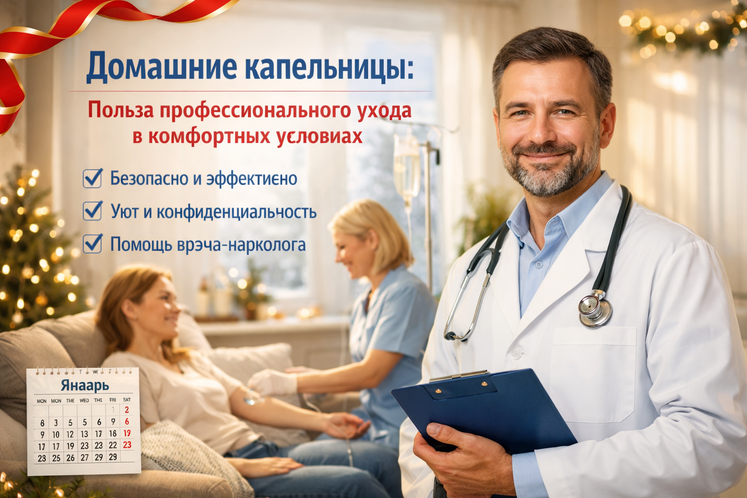 Капельница на дому: преимущества профессиональной помощи в комфортных условиях